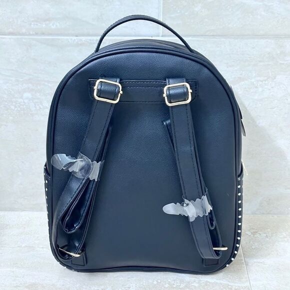 Disney Mickey Mouse & Minnie Mouse Faux Leather Backpack - Picture 4 of 5